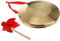 PartyKindom Traditioneller Chinesischer Handgong 1 Satz mit Gong Operngong und Spielhammer aus Langlebiger Stahllegierung für Partys Tänze und Konzerte