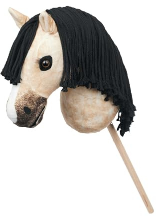 LeMieux Hobby Horse Dream - Pretty Dun - Detachable Pole - Realistic Head - Perfect for Kids