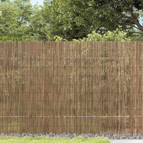 Gartenzaun 300x100 cm Schilf, natürlicher Sichtschutz aus Schilfrohr, langlebige Zaunfelder für Garten, Terrasse, Balkon, Outdoor-Bereich