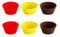 Tescoma 630644 Delicia Pirottini, Silicone, Multicolore, 5 cm, 6 Pezzi