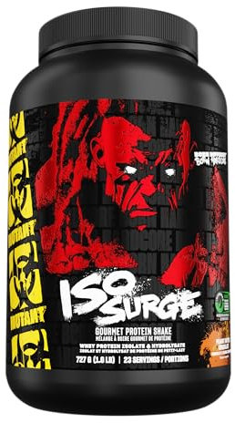 MUTANT ISO Surge | Whey Isolate Protein Powder | 25g Protein, Fast-digesting whey Protein Isolate & whey hydrolysate, Gourmet Flavors | 727 g | Peanut Butter Chocolate