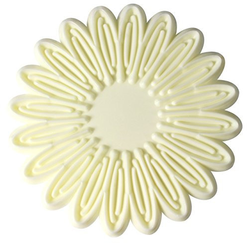 PME 103FF053 JEM Großer Ausstecher für jeweils einen Schwung Blütenblätter von Margeriten und Gerbera, Kunststoff, Ivory, 14 x 1 x 18.5 cm