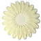 PME 103FF053 JEM Großer Ausstecher für jeweils einen Schwung Blütenblätter von Margeriten und Gerbera, Kunststoff, Ivory, 14 x 1 x 18.5 cm