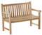 SAM Gartenbank Java aus Teak-Holz mit Arm- und Rückenlehne | Massive Holzbank mit 120 cm Breite | stabil und witterungsbeständig | natürliche Optik