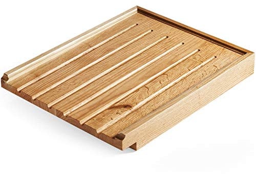 Belfast Butler Sink Wooden Draining Board Made from Solid Oak Wood - Rised and Angled
