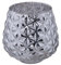 Home Society Windlicht Bauernsilber Weihnachten Geschenkidee Kerzenleuchter Kerzenglas Country Kerzenhalter Silber