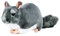 Teddys Rothenburg Kuscheltier Chinchilla grau 28 cm Plüschchinchilla Uni-Toys