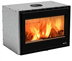 La Nordica - Caminetto a legna Inserto 80 Wide da 80cm