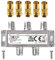 TronicXL Répartiteur d'antenne coaxial 4 Voies Haut de Gamme HD 3D 4K répartiteur Souple par Exemple pour DVBT DVBT2 DVBC Sat Unicable TV par câble Allemagne Télécommande 4 Voies HDTV