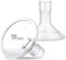 Maymom MyFit 19 mm escudos pequeños; compatible con bombas de pecho Medela PersonalFit, Freestyle, Harmony, Maxi, Freestyle Flex; conexión a Maymom ancho/estrecho, 2 unidades.