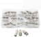 BGTXINGI 30 piezas BNC macho a RCA macho (10 piezas) + BNC hembra a RCA macho (10 piezas) + BNC macho a RCA hembra (10 piezas) conectores de enchufe de metal resistente al agua