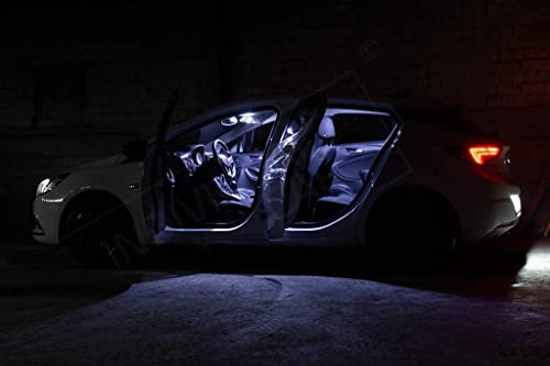 INDIVIDUALise your CAR Innenraumbeleuchtung SET für Astra K Fünf-Türer Kaltweiß Cool-White
