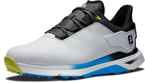 FootJoy Pro/SLX Carbon Previous Season Style, Zapatos de Golf Hombre, Blanco Negro Multi, 44 EU Ancho