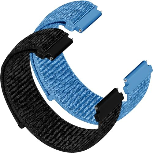 OUTPUTBT Nylon Uhrenarmbänder 19mm Kompatibel mit GRV FC1 Ersatzarmband für HAMA 4900/5910 Armband Veryfitpro ID205L Kompatibel mit Fitpolo H205L LETSACTIV ID205S Vowtop ID205U Damen Herren