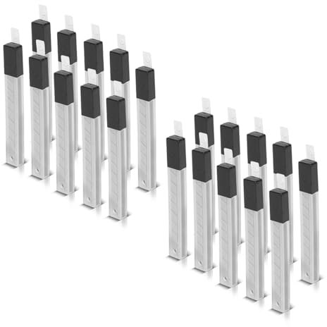 STAHLWERK Klingen 9 mm für Cuttermesser im 200er Set präzisionsgeschliffene Abbrechklingen | Ersatzklingen | Cuttermesserklingen | Teppichmesserklingen | Cutterklingen