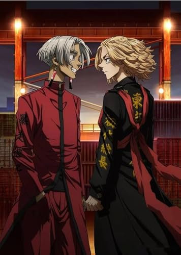 Puzzle 1000 japanische Animes Tokyo Revengers Poster für Erwachsene Lernspielzeug Puzzles Xq381Zy 52x70CM