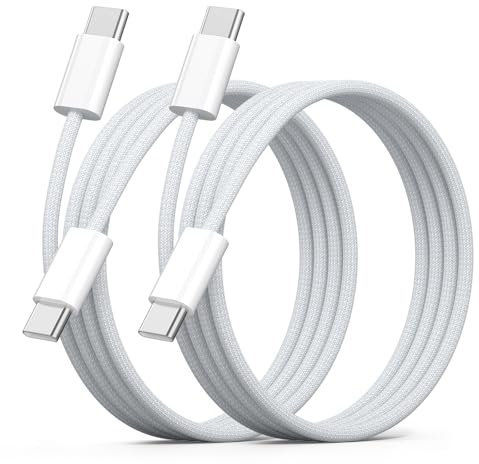 Mugust 2 Pack Cavo USB C Ricarica Rapida per Samsung Galaxy A15 A55 A35 A05s A54 A34 A14 A53 A33 A25 A23 A13 A04s A52 A32 A22 A12 A51 S23 S24 Ultra 5 Ultra 5G S24 Ultra 5G S24 22 S22 1 cavo S20 FE