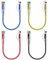 GeeekPi 4PCS Cat6A Ethernet Patch Cable, 20cm, RJ45 Snagless Short Shielded Network Cable, 10Gbps, 500MHz, 28AWG, Multicolour 4-Pack