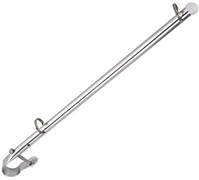 Miskall Boat Flag Staff Stainless Steel Rail Hardware Fittings For Ships Yacht Durable Easy Installation Marine Grade