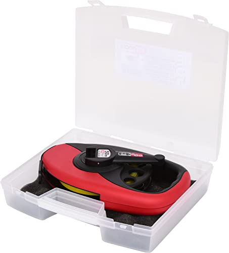 KS Tools 300.0056 Rahmenbandmaß mit gelbem Stahlband, Kunststoffgehäuse, 50m