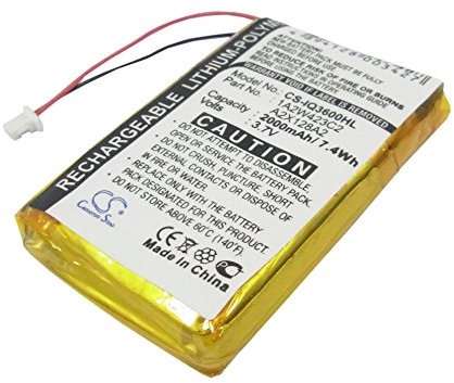 Akku passend zu Garmin iQue 3600, 2000mAh / 7,4Wh, 3,7V, Li-Po, Schwarz