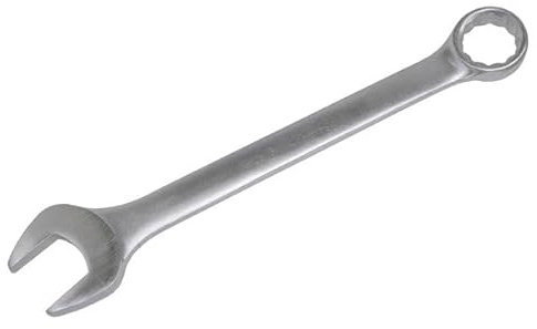 Neilsen CT2787-85mm Jumbo Combination Spanner | Satin Finish | Heavy Duty | Open and Ring End Wrench | Ideal for Automotive and Workshop Applications