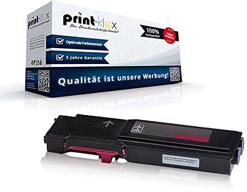 Print-Klex XXL Tonerkartusche kompatibel mit Xerox WorkCentre 6605dn WorkCentre 6605dnm WorkCentre 6605n WorkCentre 6605Series 106 R02230 106R02230 Rot Magenta - Office Line Serie