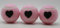 Price's Heart Motif Tennis Balls ITF Standard Made in the UK (1 x 3 Ball Tube)