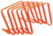 Precision Flat Hurdles Set (Set of 6) Entrenamiento, Adultos Unisex, Orange (Naranja), Talla Única