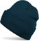 styleBREAKER Unisex Beanie Strickmütze Einfarbig, Feinstrick Mütze doppelt gestrickt, warme Winter Strickbeanie 04024029, Farbe:Petrol-Blau