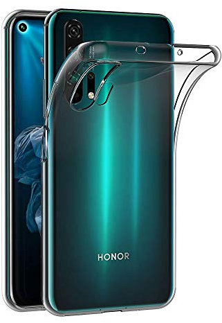 AICEK Compatible con Huawei Honor 20 Pro Cover, Trasparente Silicone Custodia Protettiva Molle di TPU Bumper Case Sottile
