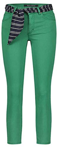 Marc O'Polo Damen 001008911021 Hose, Grün (Spring Forest), 25 32