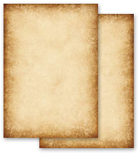 Papier à motif Antique & Histoire RUSTIQUE 20 feuilles DIN A4 - Paper-Media