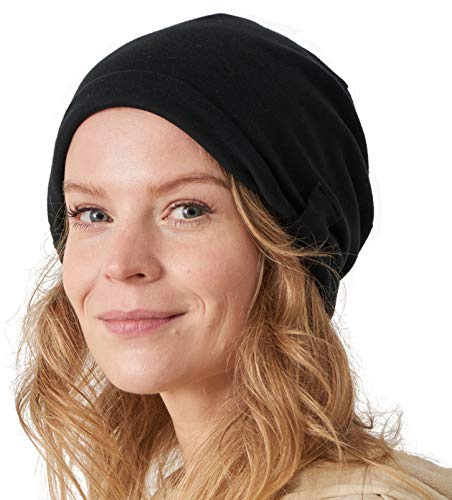 Bonnet Chimio Femme Et Homme en 100% Coton Biologique Doux, Chapeau Slouch Léger Et Fin, Vetement Estival Accessoire Coiffure Mode Printemps Automne