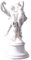 HJGHY Amor und Psyche Statue, Griechisch-Römische Mythologie Liebhaber Statue Home Decorations Geschenk für Wohnzimmer,Weiß,32x14cm