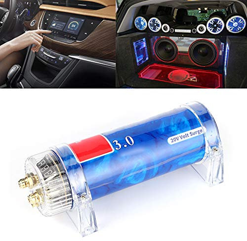 3.0 Condensatore per Auto Car o Condensatore di Potenza Digitale Stabilizzatore regolatore Amplificatore