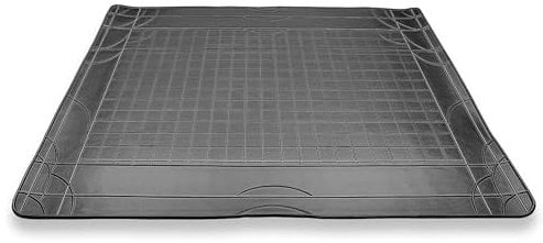 alca® Kofferraummatte Gummi 120x80 cm I zuschneidbar I rutschfest I Schutzmatte für Kofferraum I schwarz I für PKW, SUV, Kombi I schützt vor Nässe, Schmutz und Unterbodenschäden