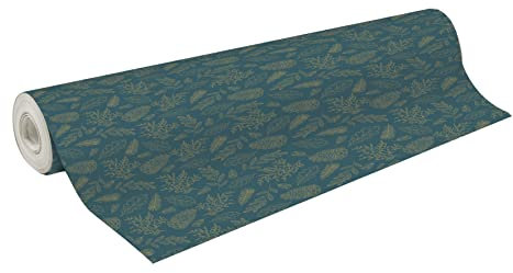 Clairefontaine 202059C - Rolle Geschenkpapier Excellia 50mx70 cm 80g, Vegetal Gold, 1 Rolle