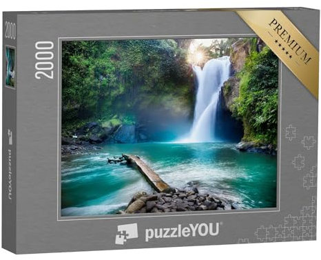 puzzleYOU: Puzzle 2000 Teile „Tegenungan Wasserfall auf Bali, Indonesien“ – aus der Puzzle-Kollektion Bali