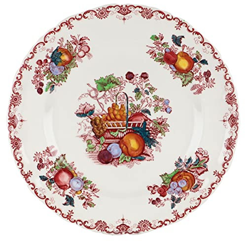 Generisch Speiseteller Masons Fruit Basket rot
