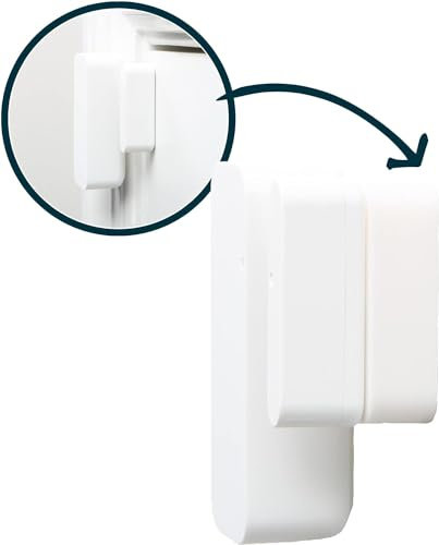Sensor Spacer Compatible with ADT - Sensor Spacer for Home Security System, Self Adhesive DIY Abode Alarm Spacer for Door Window, Home Security System Accessories, Sensor Riser (1/4 Inch, White)