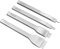 DIY Leder Locher Kits mit Schnellarbeitsstahl Leder Meißel Locher Werkzeug, 3mm 1/2/4/6 Prong Kohlenstoffstah (3MM)
