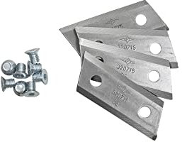 AL-KO Ersatzmesser für Häcksler TCS 2500-2er-Set, inkl. Montageschrauben - Original Ersatzteil