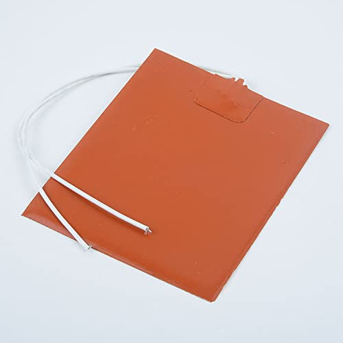ZYWUOY Silikon-Heizkissen, 24 V, 100 W, Heizkissen, für Drucker, beheizte Bettheizmatte, 350 x 400 mm