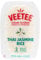 VEETEE Microwavable Thai Jasmine Rice Tray, Quick Cook Cupboard Food, Low Sodium, Wheat-Free, No Artificial Colours, Flavours or Preservatives, 300 g (Pack of 6)