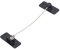 Kindersicherer Fensterbegrenzer, 360 Grad Drehbar, Multifunktional, Kunststoff-Fenster-Sicherheitsschloss für Babyzimmer (BLACK)
