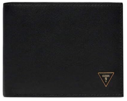 GUESS Geldbörse Herren SMSCLELEA20 SCHWARZ, Schwarz, Taglia Unica