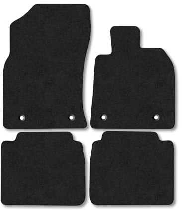 Lexus ES (2019-2025) [Full Hybrid] Carpet Car Mats | Black Edge Trim Tailored Fit Floor Mats Full Coverage Protection Accessories Easy Clean Anti Slip Made in the UK