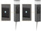 ledscom.de 2 Stück Pollerleuchte PODEL mit Erdspieß für außen, Smart Home, 39cm, anthrazit, G9 Fassung, 2 Steckdosen