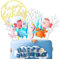 11Pcs 3D Ocean Theme Cake Decoration Ocean Cake Toppers Animal Cake Toppers for Kids Baby Shower Christening Birthday Party Supplies Beach Theme Party Cupcake Toppers